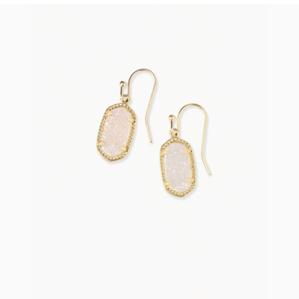 Kendra Scott | Gold Iridescent Drusy Lee Earrings